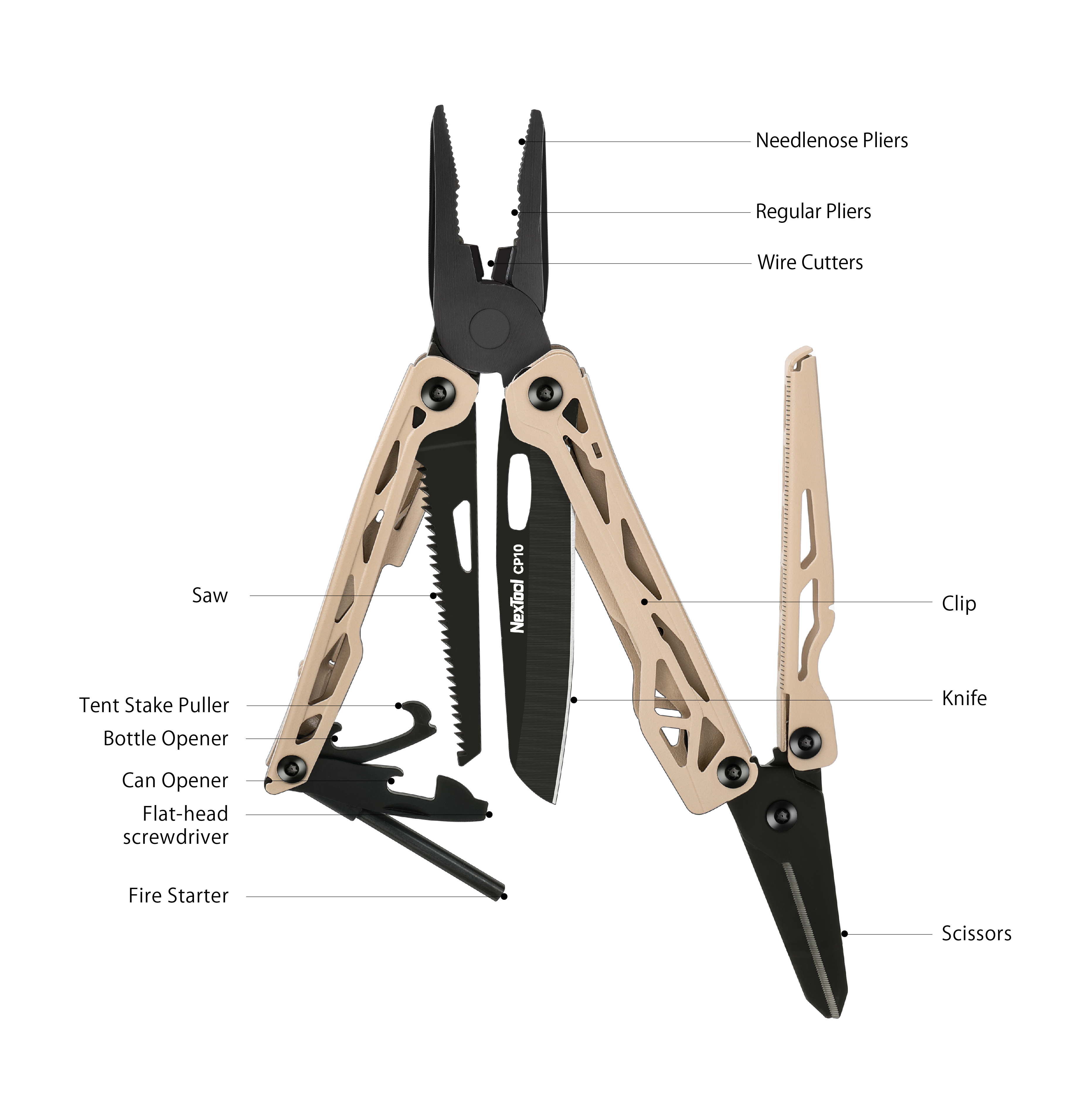Camper Pliers CP10 NexTool Official Website